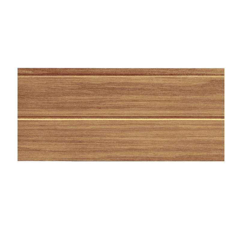 ผนังตกแต่ง เอสซีจี รุ่นวูด-ดี เซาะร่อง 4 นิ้ว เท็กซัสวูด ซีรีย์ สีบราวน์ ขนาด 20x300x1.2 ซม.-1