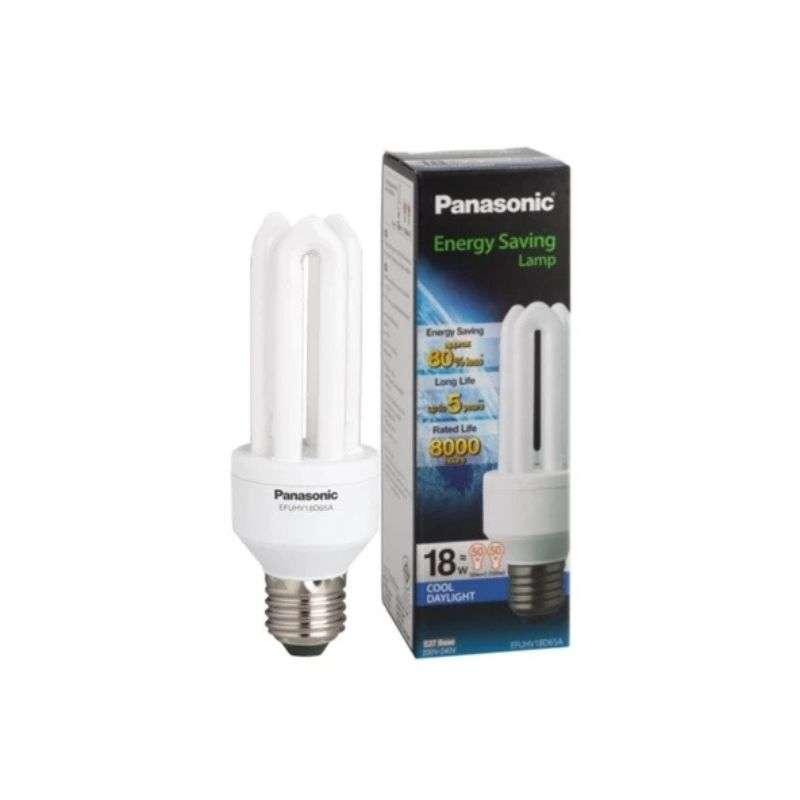 หลอดตะเกียบ Panasonic ขั้วE27 Daylight 18W [แพ็ค 6 สุดคุ้ม]-1