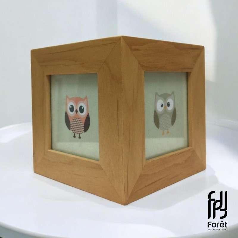 กรอบรูปลูกเต๋า Foret รุ่น 4399 ไม้แอลเดอร์ สี Natural-1