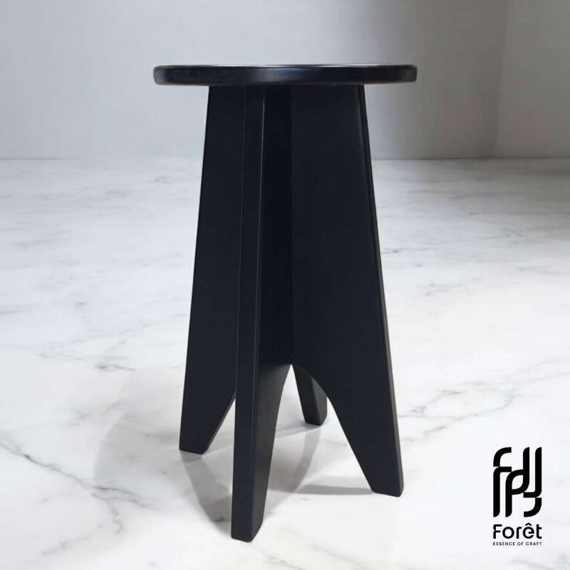 เก้าอี้ Foret รุ่นSP2194 ไม้ยางพารา สี Black-1