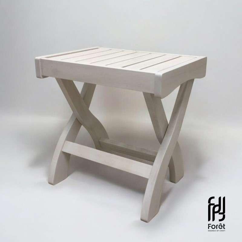 เก้าอี้ Foret รุ่นSP2204 ไม้ยางพารา สี White wash-1