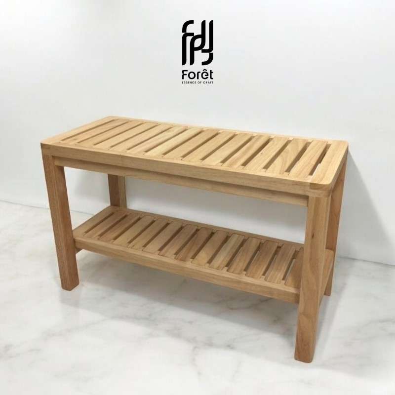 เก้าอี้สองชั้น Foret รุ่นSP2239 ไม้ยางพารา สี Natural-1