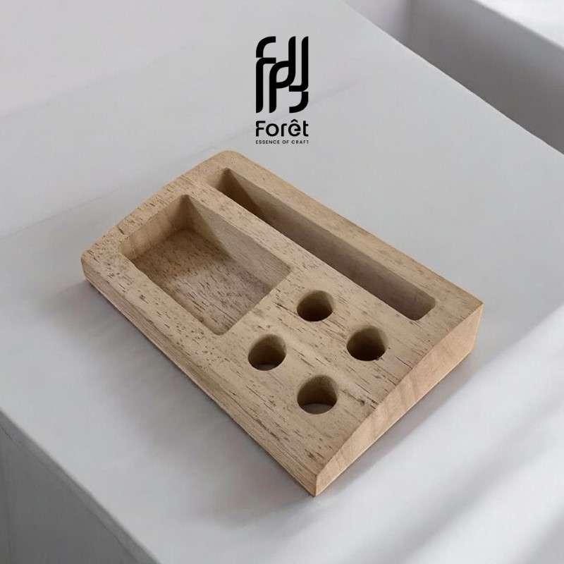 ที่เก็บอุปกรณ์เครื่องเขียน Foret รุ่น PK-013 สี Natural-1
