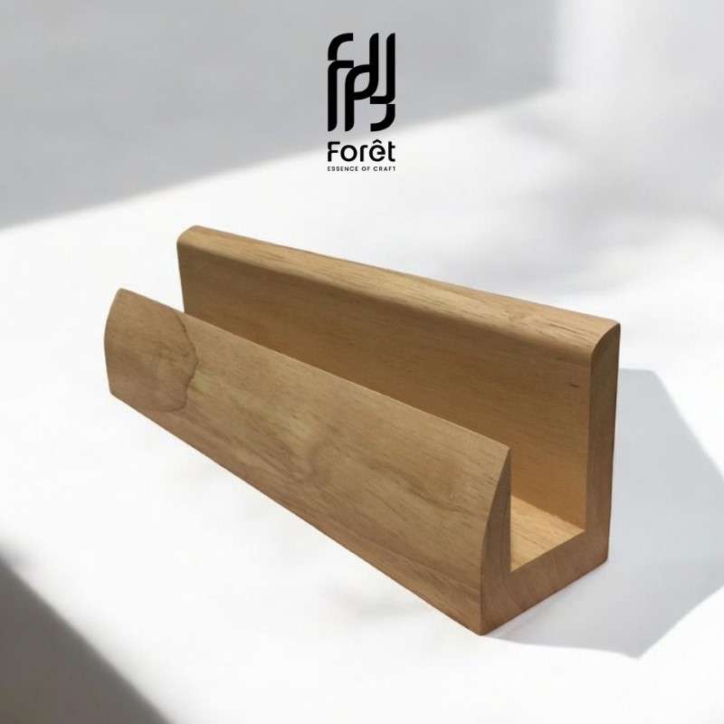 ที่ตั้งหนังสือ Foret รุ่น PK-00B ไม้ยางพารา สี Natural-1