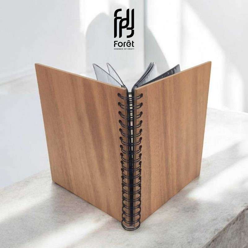 อัลบั้มสำหรับใส่รูปภาพ  Foret รุ่น 46-200 ไม้แอลเดอร์ สี Natural-1