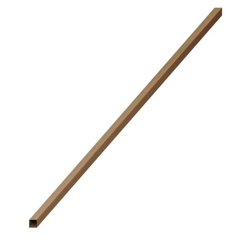 ระแนงอลูมิเนียมตกแต่ง เดการ์ บาย เอสซีจี รุ่น อลู-เอ็กซ์ อลูมิเนียมกล่อง 25x25มม 6ม เนเชอโอ๊ค-1