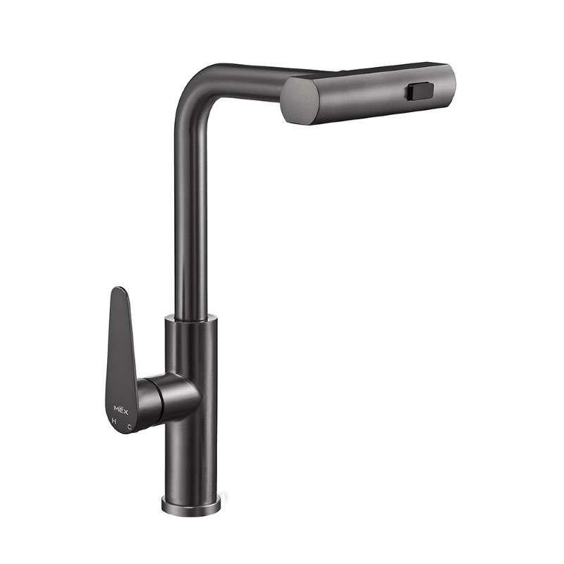 ก๊อกผสมน้ำร้อน-เย็น MEX รุ่น TFP03GM ชนิดติดตั้งบนเคาน์เตอร์ (สี Grey Metal)-1