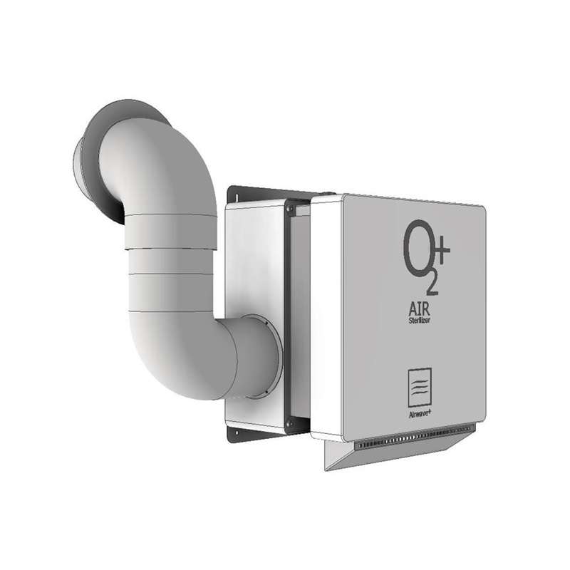 บริการติดตั้งระบบเครื่องเติมอากาศ แรงดันบวก พร้อมระบบกำจัดกลิ่น Slim Type รุ่น AC10-1