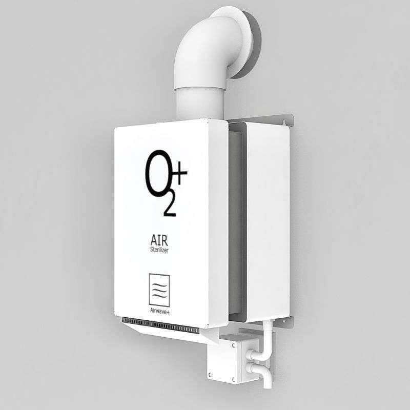 บริการติดตั้งระบบเครื่องเติมอากาศ แรงดันบวก พร้อมระบบกำจัดกลิ่น Slim Type รุ่น AC12-1