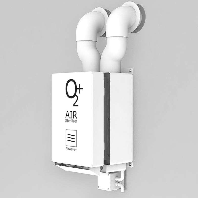 บริการติดตั้งระบบเครื่องเติมอากาศ แรงดันบวก พร้อมระบบกำจัดกลิ่น Slim Type รุ่น AC14-1