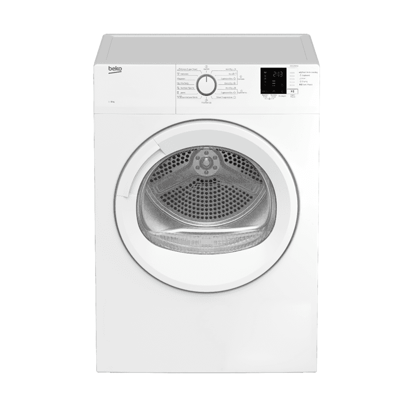 เครื่องอบผ้า BEKO DA8112RX0W ความจุ 8 Kg. พร้อมบริการติดตั้ง-1