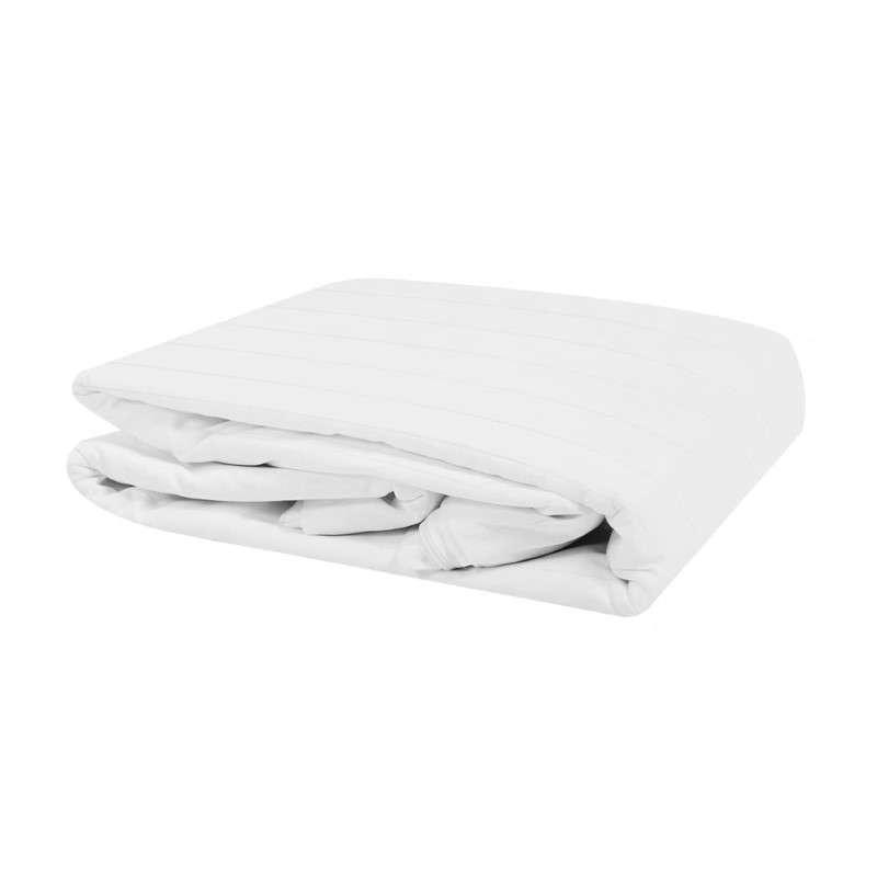 ปลอกผ้านวมกันไรฝุ่น MITEX สีขาวลายเส้นเทา ขนาด 6 ฟุต (228.6 x 254 cm.)-1