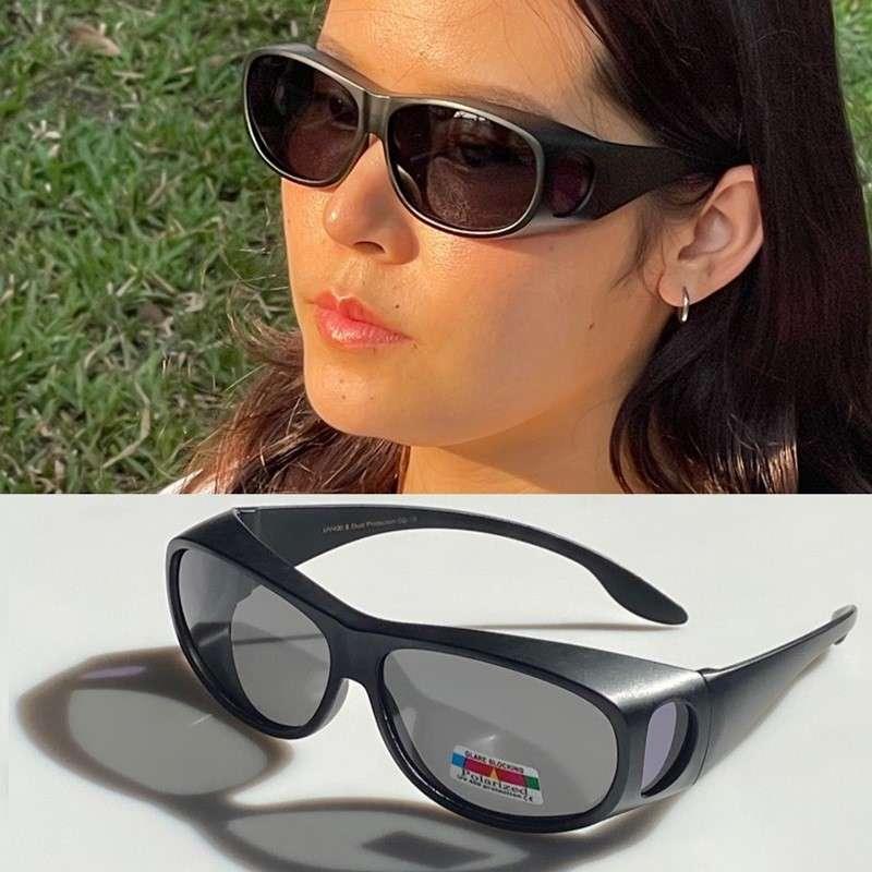 แว่นรักษ์ตากันแดด (แว่นศิริราช) กรอบสีดำ ขนาด S-1