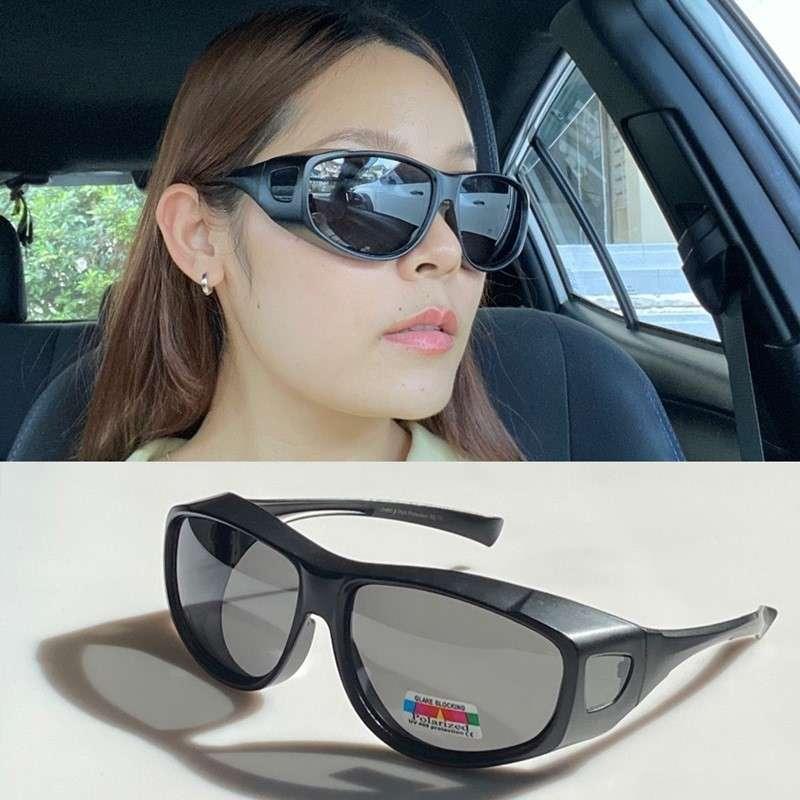 แว่นรักษ์ตากันแดด (แว่นศิริราช) กรอบสีดำ ขนาด L-1