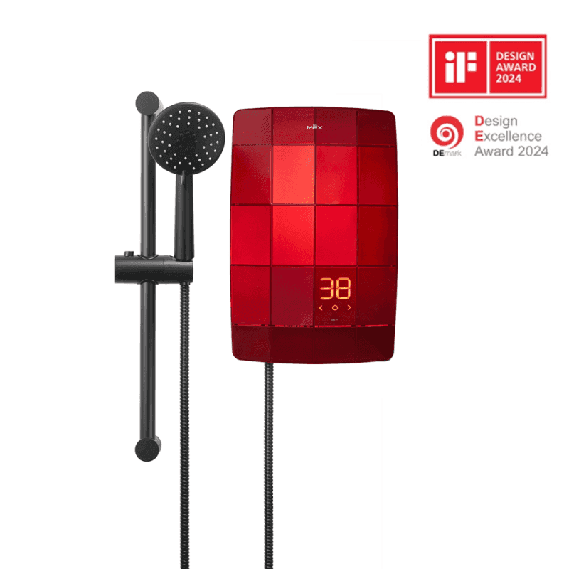 เครื่องทำน้ำอุ่น MEX 4500W : รุ่น CRAVE 45E (MR) : สีแดง (METALLIC RED)-1
