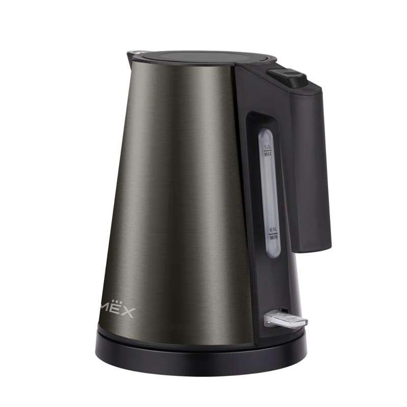 กาต้มน้ำไฟฟ้า เช็คระดับน้ำได้ MEX รุ่น KPL812B ขนาด 1.2 ลิตร (สีดำ)-1