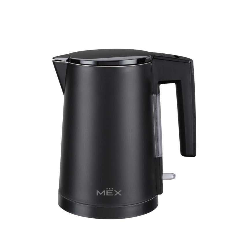 กาต้มน้ำไฟฟ้าดีไซน์เรียบหรู MEX รุ่น KPL708B ขนาด 0.8 ลิตร (สีดำ)
-1