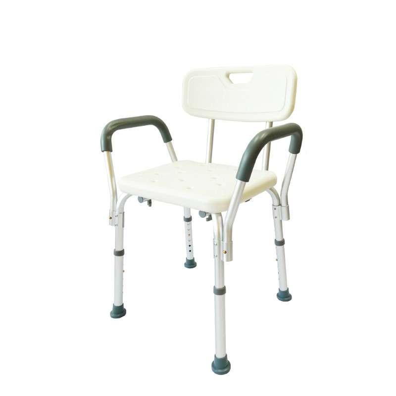 เก้าอี้นั่งอาบน้ำ ELDERLIFE มีพนักพิง พร้อมมือจับพยุงตัว รุ่น BH-024-1