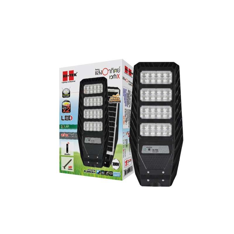 โคมไฟถนนโซลาร์ LED HI-TEK รุ่น เวก้า แสงขาว X 300W-1