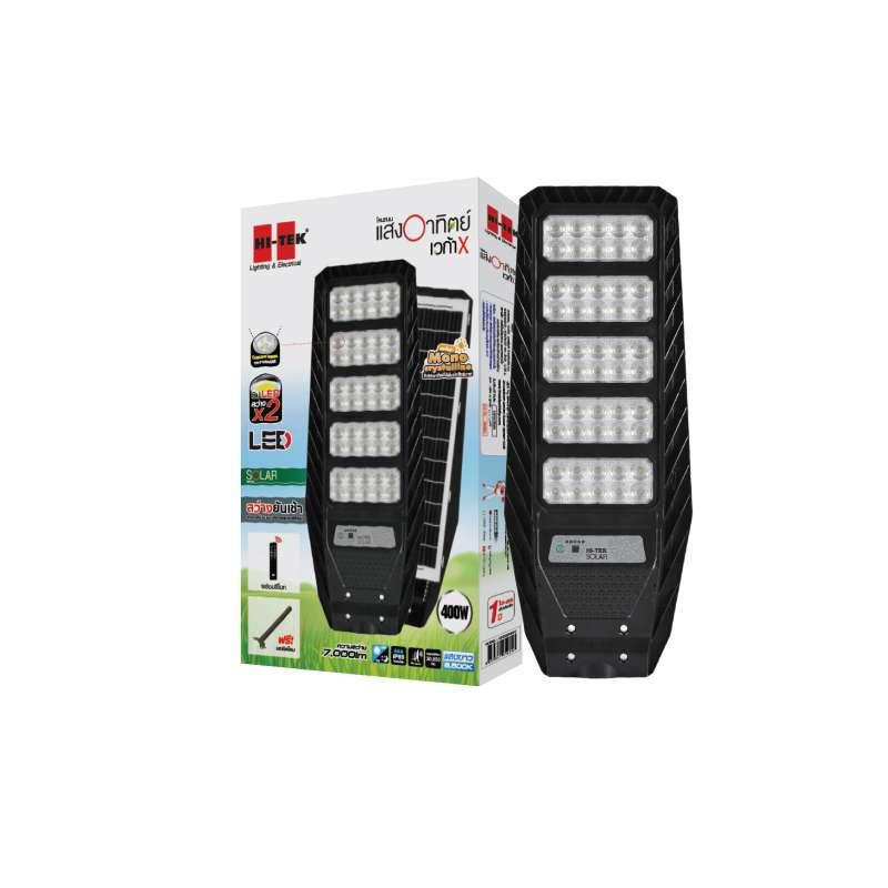 โคมไฟถนนโซลาร์ LED HI-TEK รุ่น เวก้า แสงขาว X 400W-1