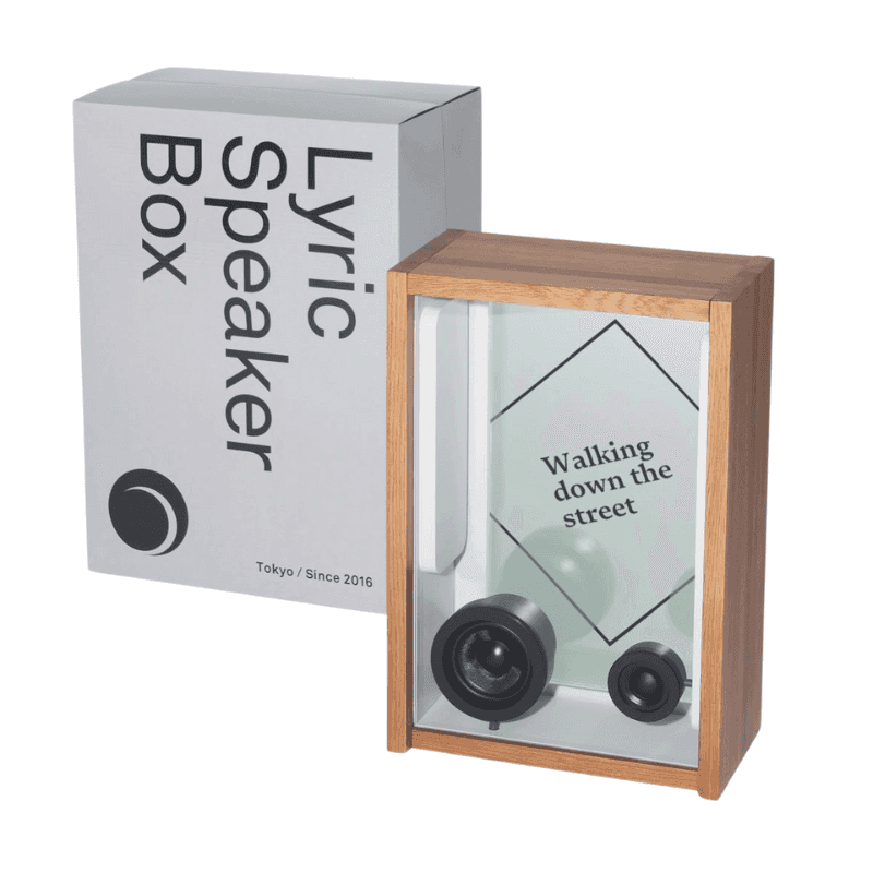 COTODAMA Speaker Box ลำโพงแสดงเนื้อเพลง สี Karimoku-1