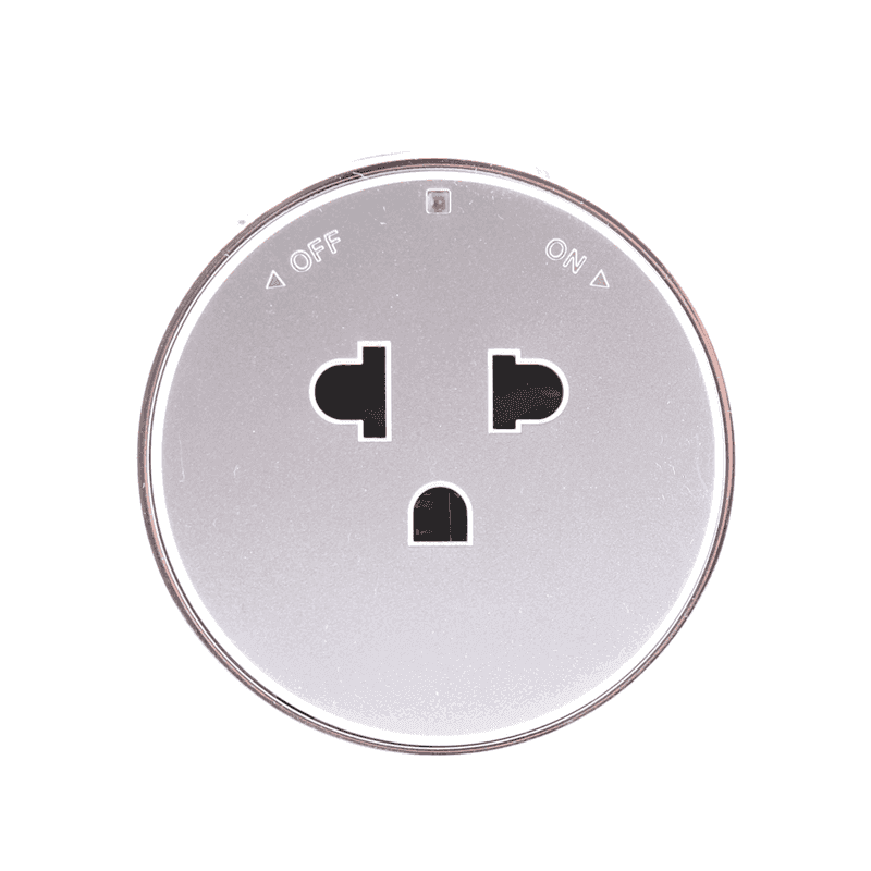 หัวปลั๊ก Toshino รุ่น SK-16ASV สีเงิน (ต้องซื้อคู่รางปลั๊กไฟ Toshino)-1