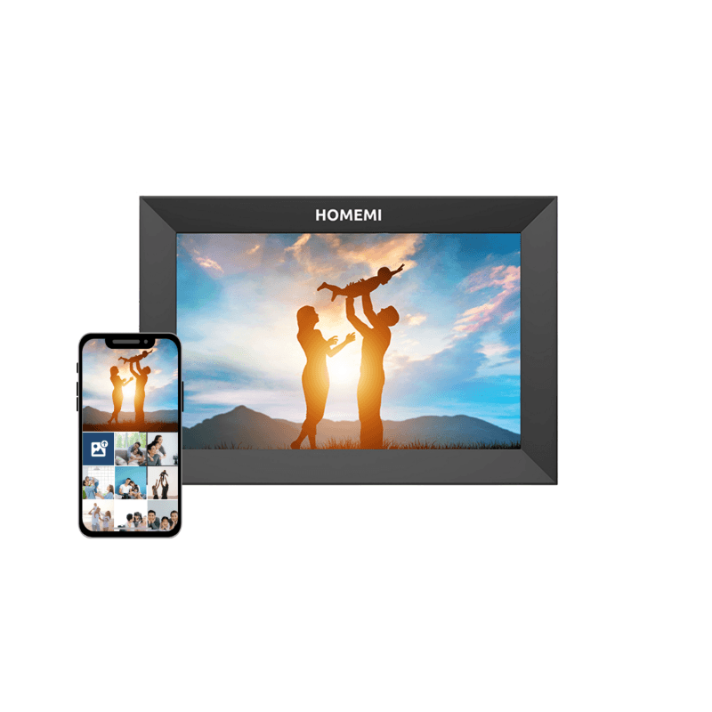 กรอบรูปดิจิตอล Homemi (สีดำ)-1