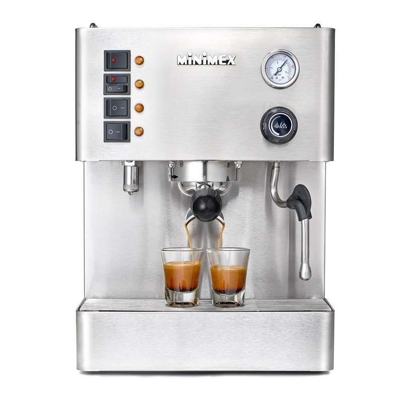 เครื่องชงกาแฟสด MiniMex รุ่น Richman เครื่องชงกาแฟเอสเพรสโซ แรงดัน15 บาร์ ระบบ Pre-infusion-1
