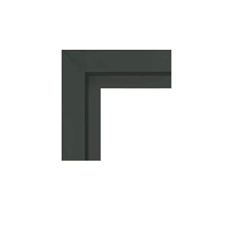 วงกบโพลีสไตรีน 90x200 สีเขียวเข้มอมเทา-1