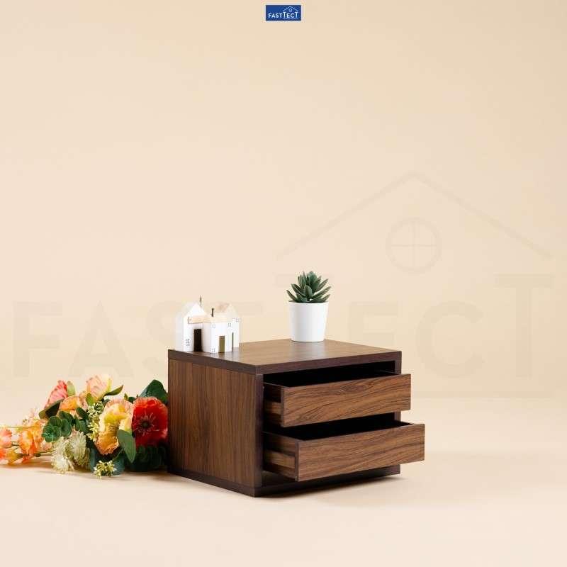 ตู้จัดระเบียบ 2 ลิ้นชัก FASTTECT สีโอ๊ค-1