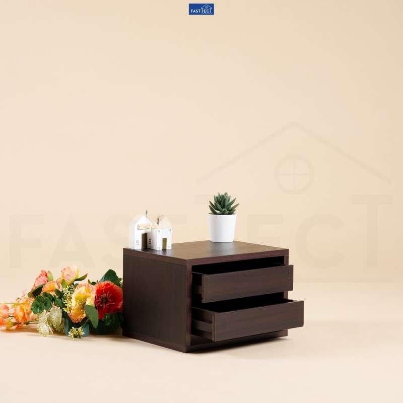 ตู้จัดระเบียบ 2 ลิ้นชัก FASTTECT สีเวงเก้-1