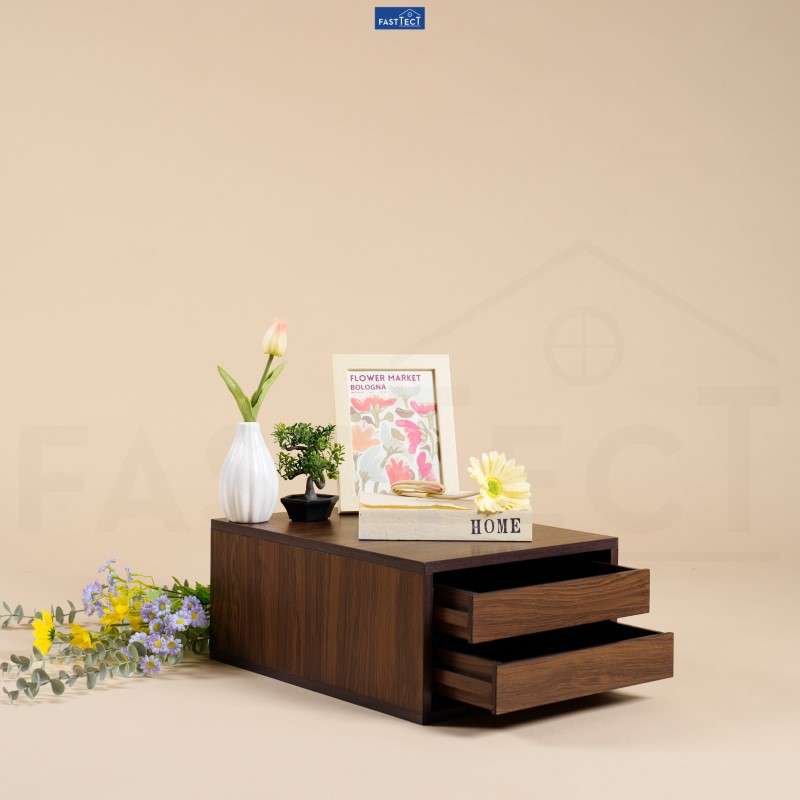 ตู้จัดระเบียบ FASTTECT ไซส์ XL 2 ลิ้นชัก สีโอ๊ค-1