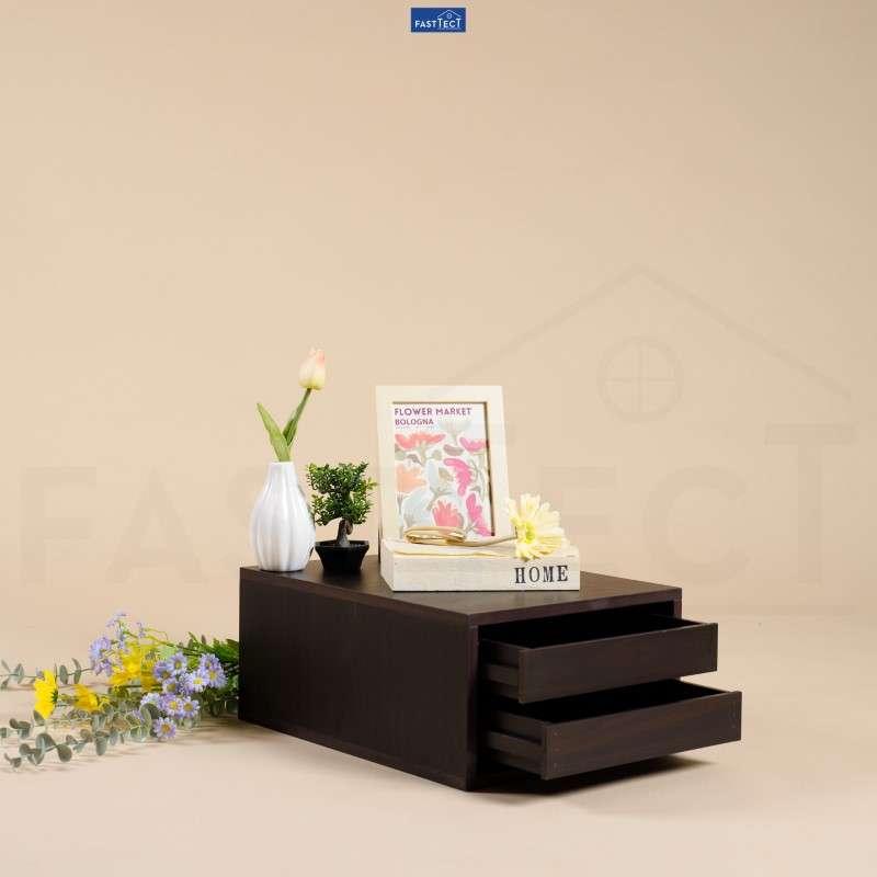 ตู้จัดระเบียบ FASTTECT ไซส์ XL 2 ลิ้นชัก สีเวงเก้-1