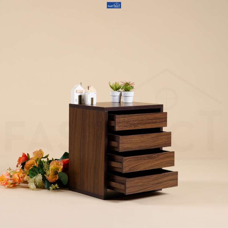 ตู้จัดระเบียบ FASTTECT ไซส์ XL 4 ลิ้นชัก สีโอ๊ค-1