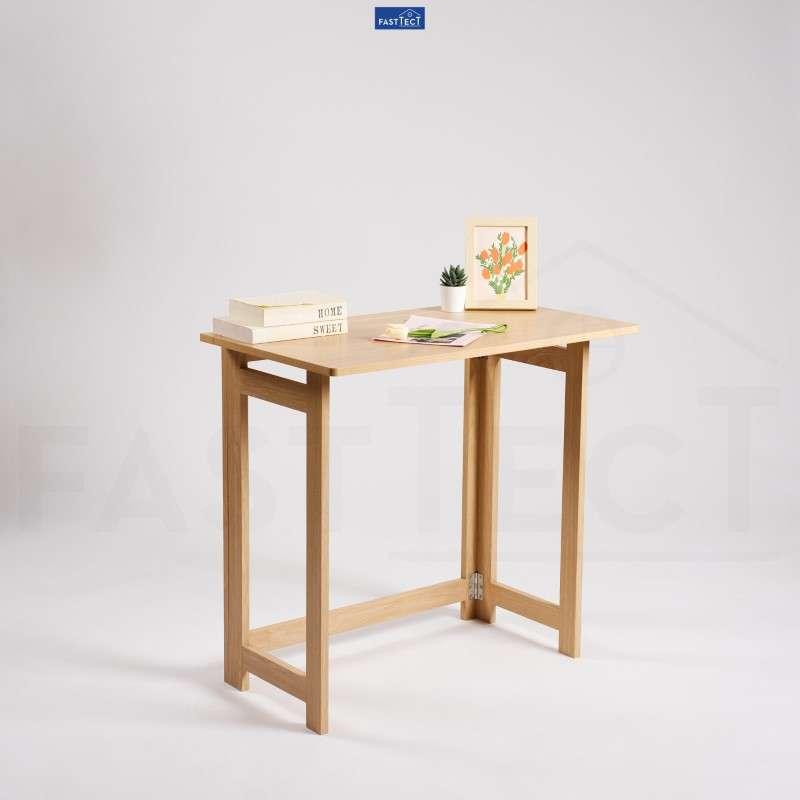 โต๊ะทำงานพับเก็บได้ FASTTECT สีเมเปิ้ล-1