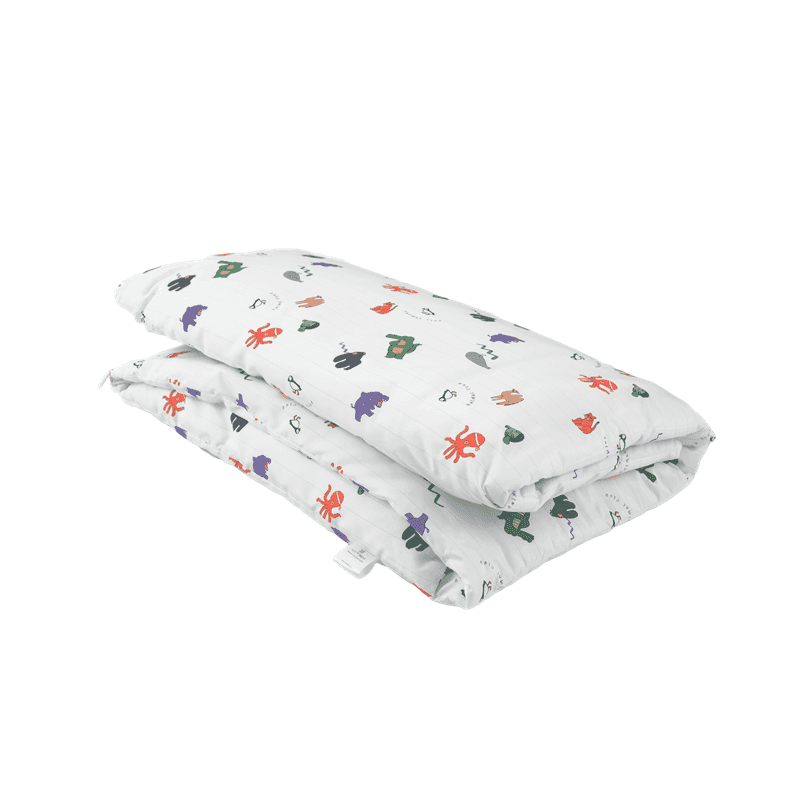 ถุงนอนเด็กกันไรฝุ่น (พร้อมกระเป๋า) MITEX ลาย Animal Club ขนาด (304.80 x 330.20 cm.)-1