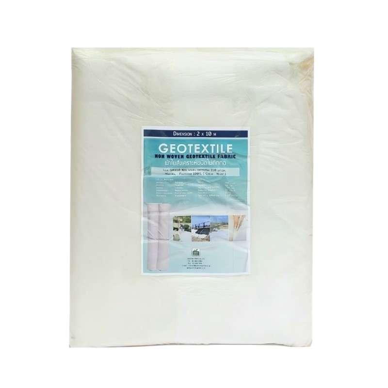 ผ้าใยสังเคราะห์ Nonwoven Geotextile สีขาว ขนาด 2 x 10 เมตร หนา 1 มม.-1