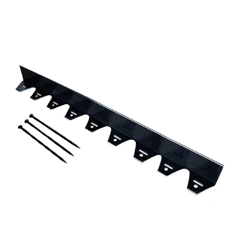 ขอบกั้นดิน Border Curb ขนาด สูง 8 ซม หนา 0.4 ซม ยาว 1 เมตร (บรรจุ 4 ชิ้น/กล่อง)-1