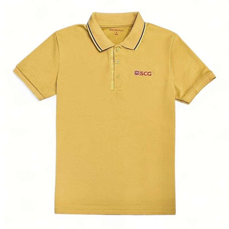 เสื้อโปโล SCG สี Spicy Mustard S ช-1