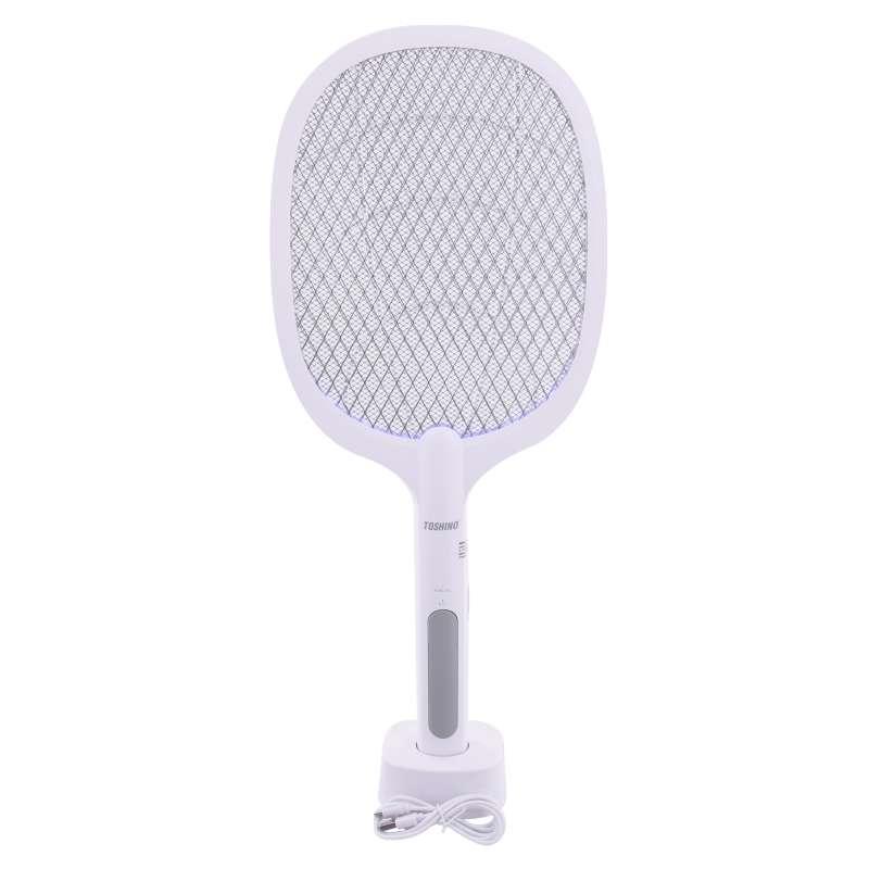 ไม้ตียุง TOSHINO รุ่น WD-958  ชาร์จไฟ 2 in 1 พร้อมแท่น-1