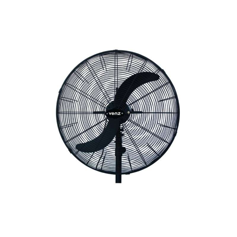 Venz เวนซ์ พัดลมอุตสาหกรรมติดผนัง ใบดำ 24 นิ้ว FB-60-1