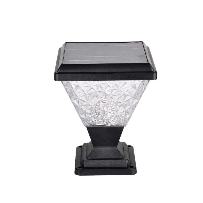 โคมไฟหัวเสา LED โซลาร์เซลล์ HAWAII-S 40W/TRI(แสงขาว/แสงนวล/แสงเหลือง)-1