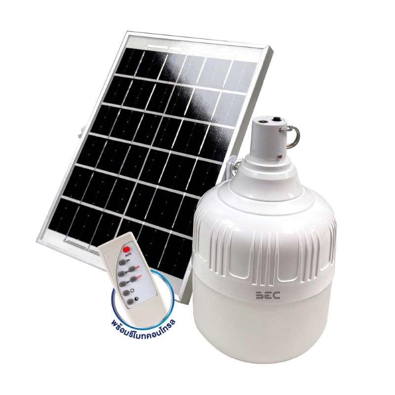หลอดไฟ LED โซลาร์เซลล์ SUNRISE 120W/6500K แสงขาว หลอดโซลาร์-1