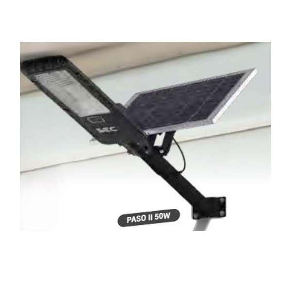 โคมไฟถนน LED โซลาร์เซลล์ PASO II 50W/6500K แสงขาว (พร้อมรีโมท)-1