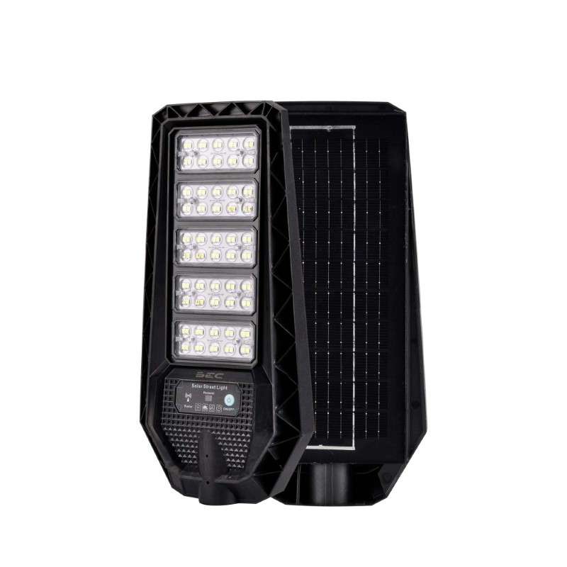โคมไฟถนน LED โซลาร์เซลล์ OXFORD 100W/6500K แสงขาว  (มีเลนส์)-1