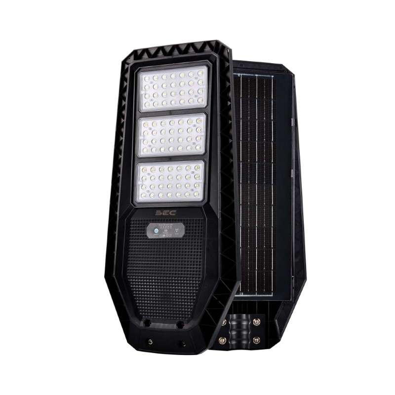 โคมไฟถนน LED โซลาร์เซลล์ OXFORD 300W/6500K แสงขาว (มีเลนส์)-1