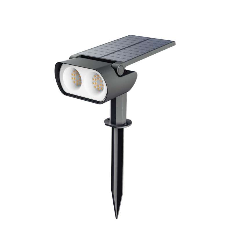 โคมปักดิน LED โซลาร์เซลล์ OWL-1-BK 15W/3000K แสงเหลือง-1