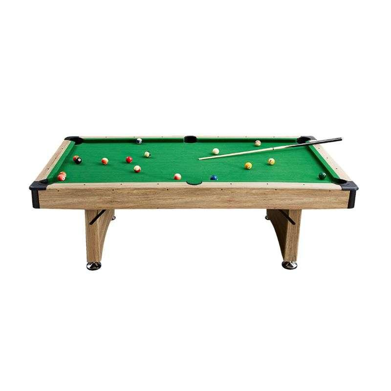 โต๊ะพูล Pool Billiard Table พับได้ รุ่น V.11 ขนาด 8 ฟุต สักหลากสีเขียว-1