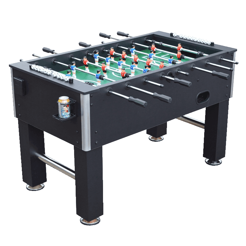 โต๊ะโกล์ โต๊ะบอล Football Table รุ่น V.1 สีดำล้วน-1