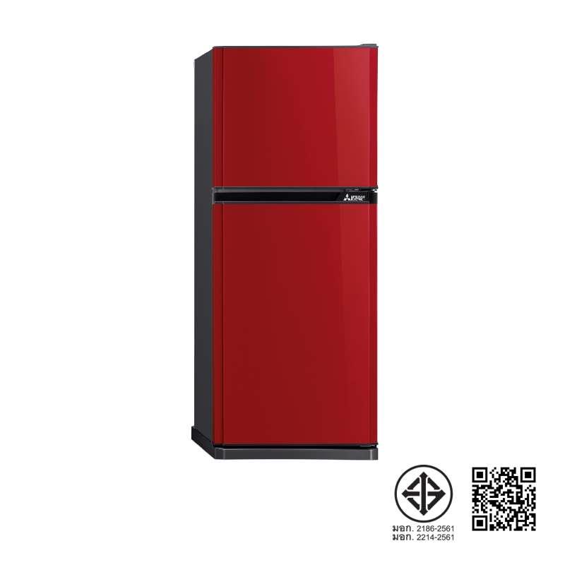 ตู้เย็น 2 ประตู ชั้นวางกระจกนิรภัย MITSUBISHI ขนาด 208 ลิตร 7.3 คิว รุ่น MR-FV22T สีแดง-1